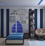 Gambar Kamar Tidur Minimalis Warna Biru